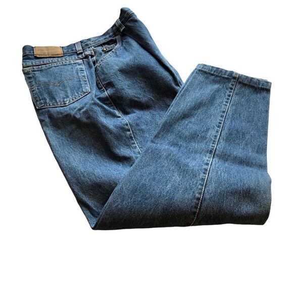 Levi's Jeans Hi Rise Pleated faded blue Size 12 - Picture 5 of 8